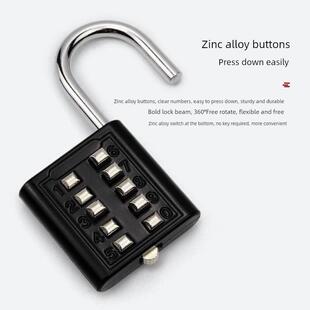 数字按键密码锁小型迷你U型密码锁头大门柜子柜门家用密码锁挂锁