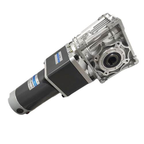 Dc24V48V低速直流Rv涡轮蜗轮减速电机断电制动低速旋转电机