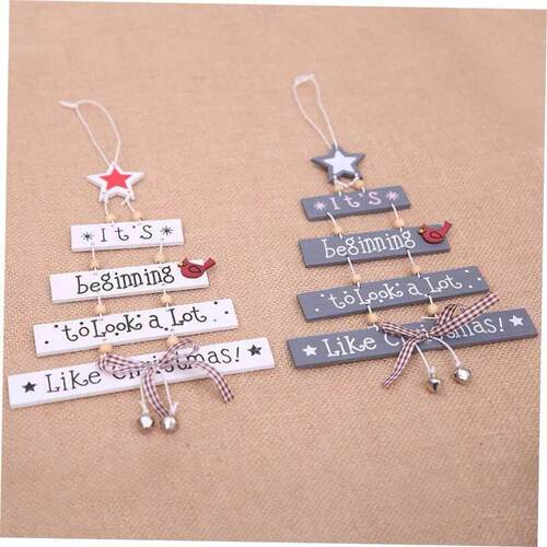圣诞Christmas Christmas Tree Pendant Colorful letter pendant
