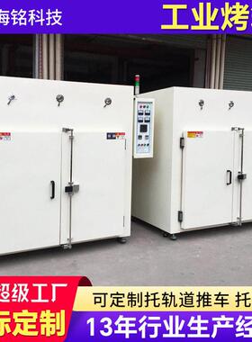 东莞工业烤箱厂家大型双门智能恒温烘箱托盘轨道推车烤箱