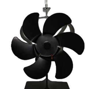 LT371壁炉风扇无需电源耐高温6叶直销热动力