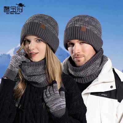 3 Pcs Setsscarf Necktie Gloves Clothing Accessories