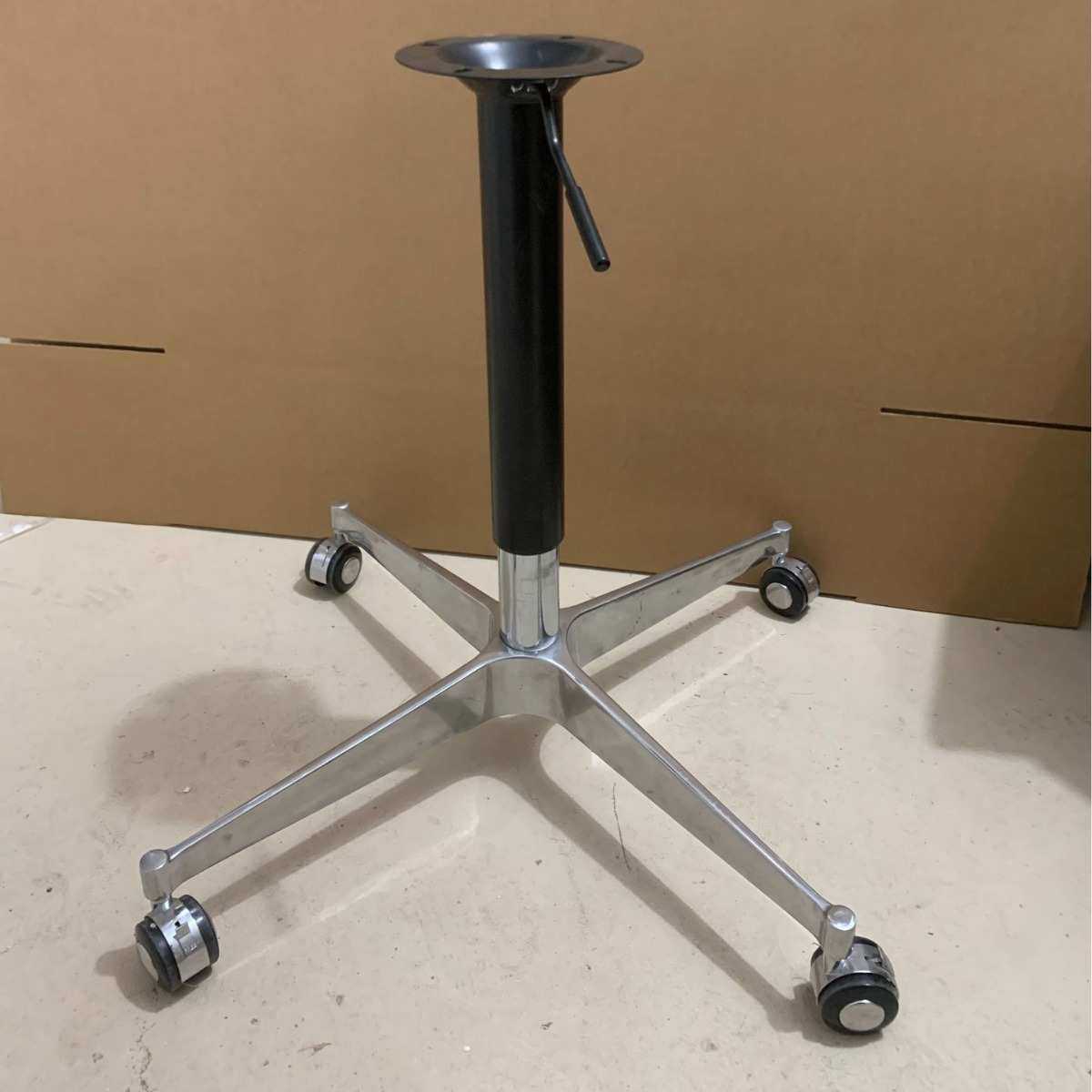 十字桌脚可升降滑轮脚可移动办公桌脚金属台脚升降支架不锈钢桌腿,基础建材,铰链,淘宝优惠券,粉丝福利购,淘宝优惠卷