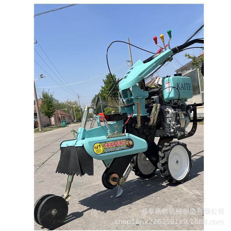 四驱柴油开UNZ沟机耕机大葱小型多用功能农起挖沟垄草莓培土微机