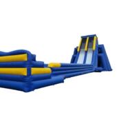 充气水滑梯加厚户外大型移动水上乐园儿童游乐园设备滑梯支架水池