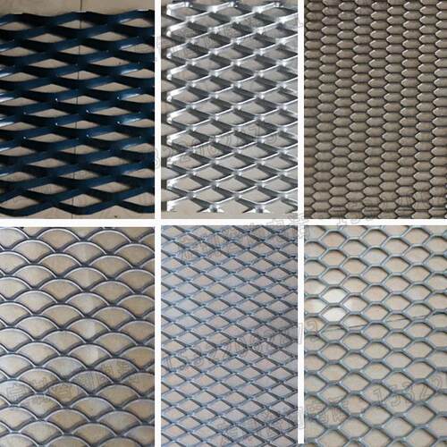 吊顶天花幕墙门头菱形拉伸铝合金金属铝网板鱼鳞龟甲六角孔网格网