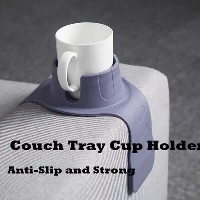 Couch Tray Cup Holder Drink Cup Holder for Armchair
