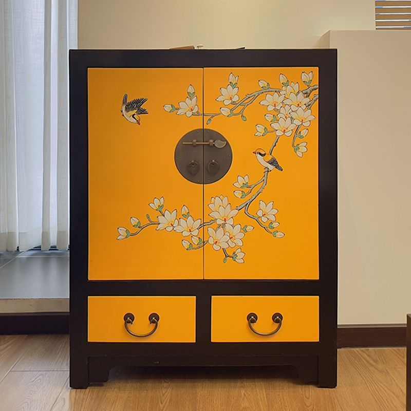 新中式鞋柜小户型实木角柜轻奢做旧仿古装饰柜储物柜大容量现货