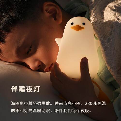 JANPIM厦门简品跨境小欧小夜灯出口解压拍拍灯卧室床头儿童喂奶