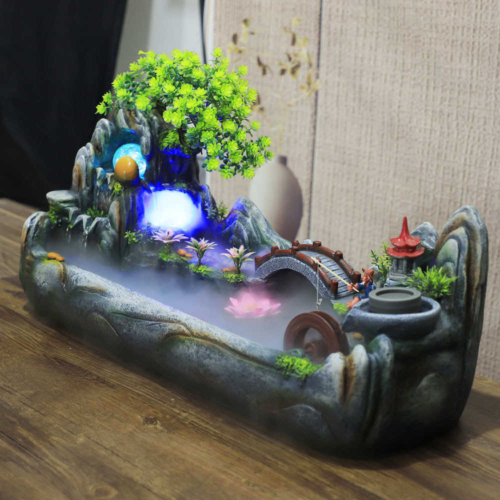 【】桌面流水摆件客厅酒柜电视柜装饰平安如意装饰工艺品,家居饰品,装饰摆件,淘宝优惠券,粉丝福利购,淘宝优惠卷