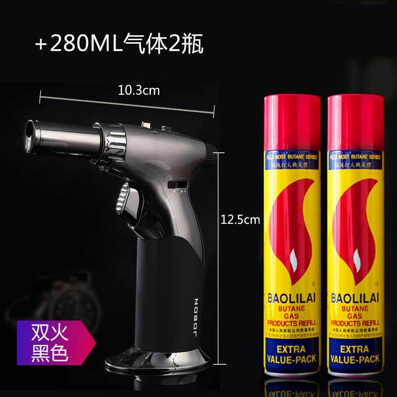 正品直防风打火机雪茄专用点火器艾灸喷枪充气温高焊枪属冲火机金