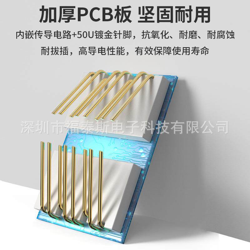 超六类七类网线对接头户外防水防尘万兆网络直通头RJ45网线延长头