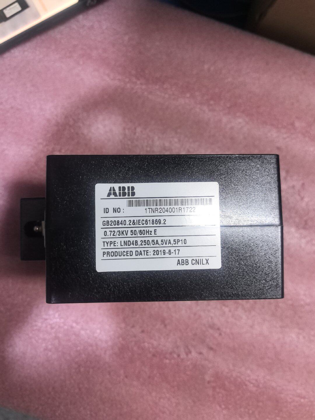 ABB互感器LND4B，250/5A，5VA，5P10，全新