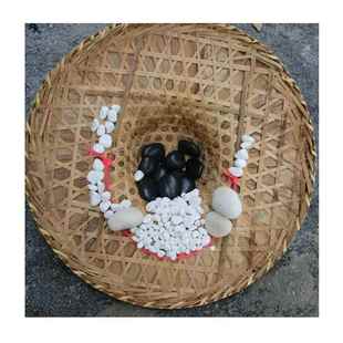 碎鹅石是鹅卵石铺路卵石园林造池铺贴鱼标准3 5cm527黄色鹅春景石