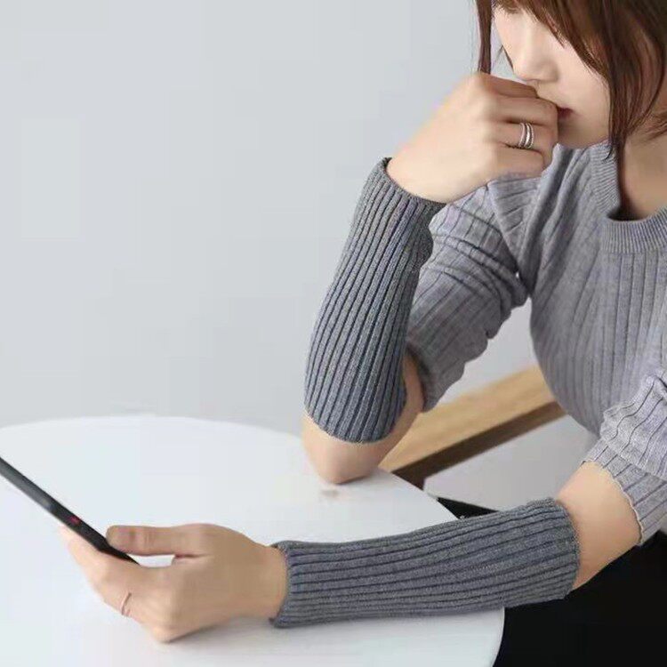 纯棉护肘男女保暖关节护胳膊腕手臂套袖秋冬运动加厚加长肩膀护套