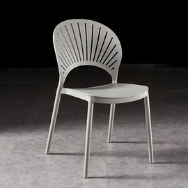 塑料椅子家用餐椅简约时尚靠背椅加厚餐桌椅餐厅椅子户外塑料椅