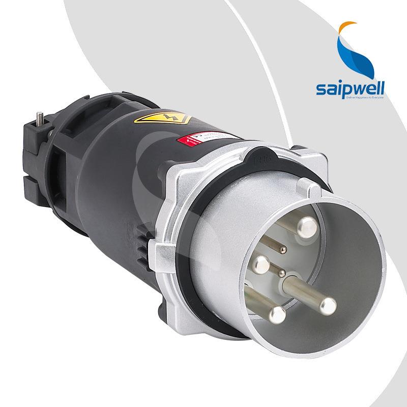厂家直供SP-75206 200A5P大电流工业插头 码头用IP67户外防水插头