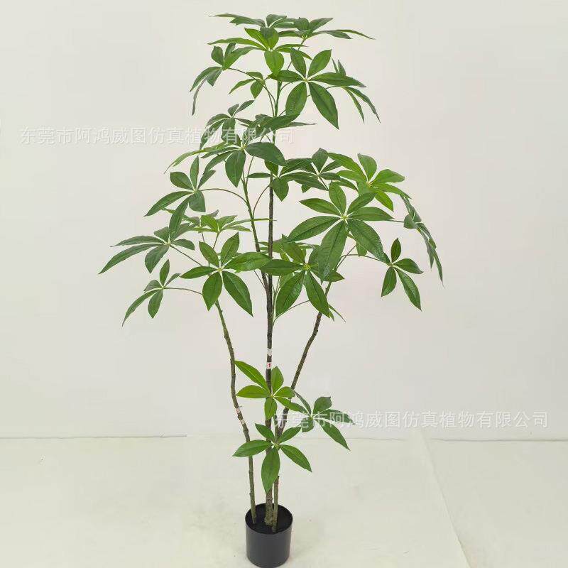 发财树仿真花绿植仿生盆栽客厅室内假树摆设造景大型绿植盆景
