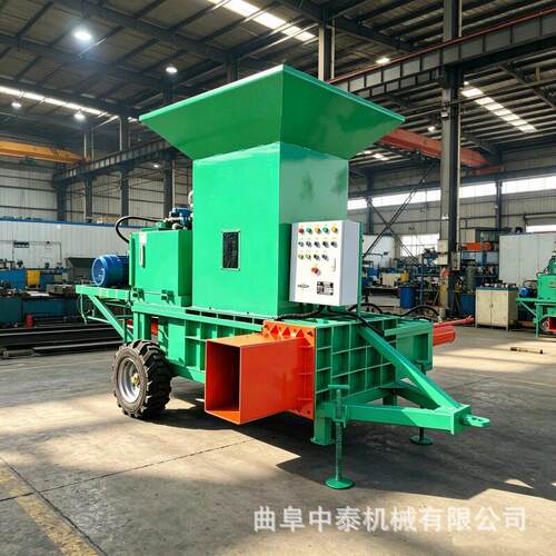 青储饲草料包ZEZ机打压块养牛场秸秆草捆方包机青储套袋液压式饲