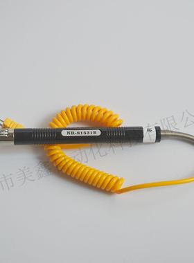 K型表面热电偶黄色弹簧线表面探头直柄式NR-81531B