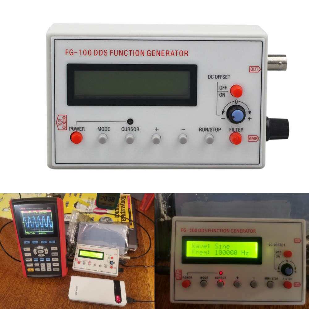 DDS信号发生器 FG-100 DDS函数发生器GeneratorFG-100 1HZ-500KHZ