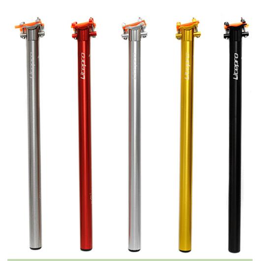 412折叠自行车Litepro新款轻量化座杆33.9*600mm坐杆坐管座管座管