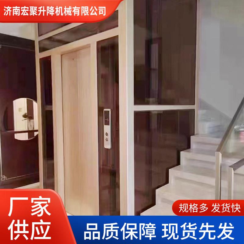 家用电UXS梯小型无地坑动门2层别墅复代式自阁楼室内曳引电梯替