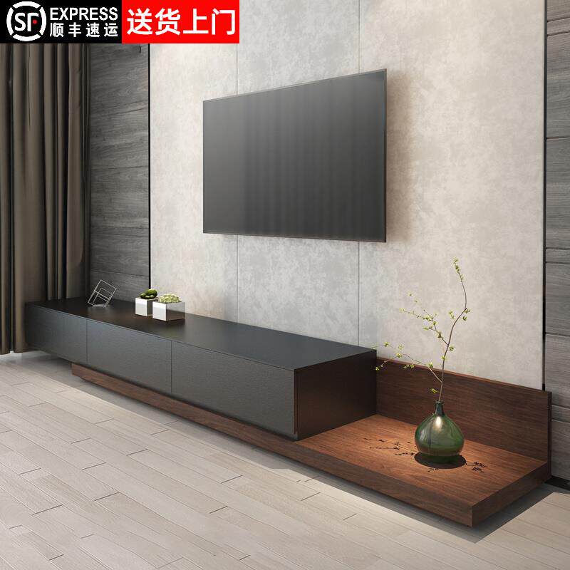 电视柜家用现代简约客厅小户型落地伸缩2025新款茶几电视机柜组合