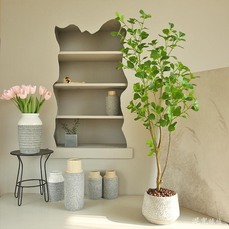 仿真绿植室内落地客厅装饰爱心榕酒店大堂民宿造景陈设假绿植