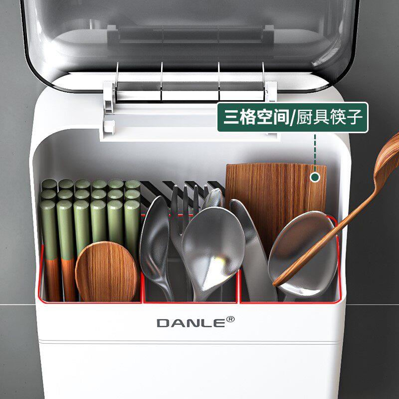 筷子收纳盒勺子筷笼厨房挂墙筷筒沥水柜壁挂式置物架家用高档新款