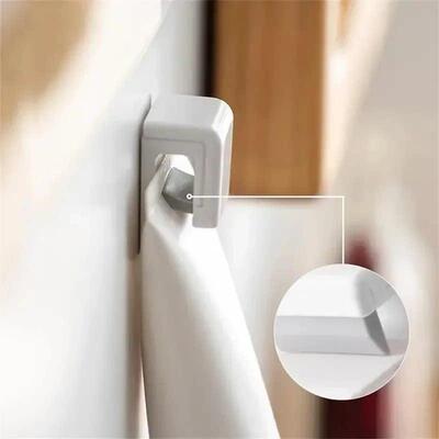 1-100pcs Punch-free Toothbrush Holder Wall-mounted Toothpast