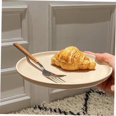 Ceramic dinner plate Round pizza plate Breakfast salad plate