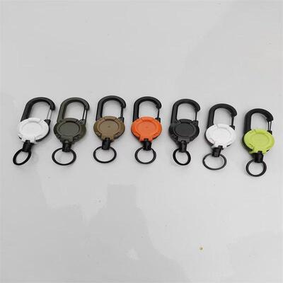 八重洲建伍车载对讲手咪拉线通用拉绳麦克风话筒挂钩伸缩自动回位