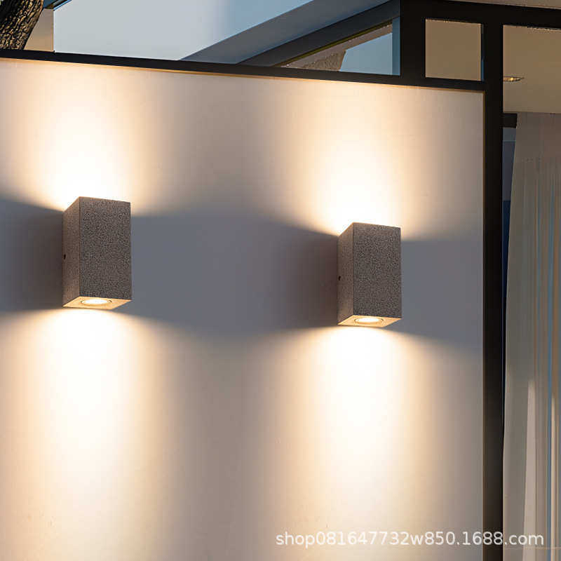 创意水磨石户外灯防水天井壁灯别墅庭院酒店露台微水泥墙灯,家装灯饰光源,户外壁灯,淘宝优惠券,粉丝福利购,淘宝优惠卷