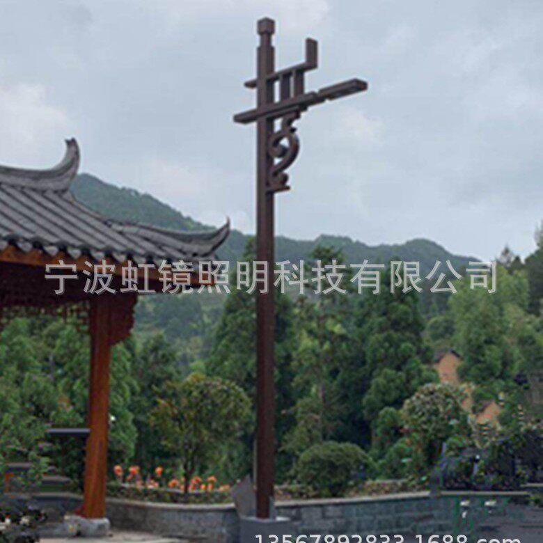 自己工厂LED路灯虹镜照明LED路灯方管仿古路灯