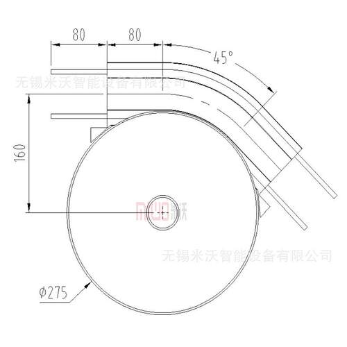 量大价优水平轮弯头 R150/160/170 转弯半径占地小 30度-90度可选