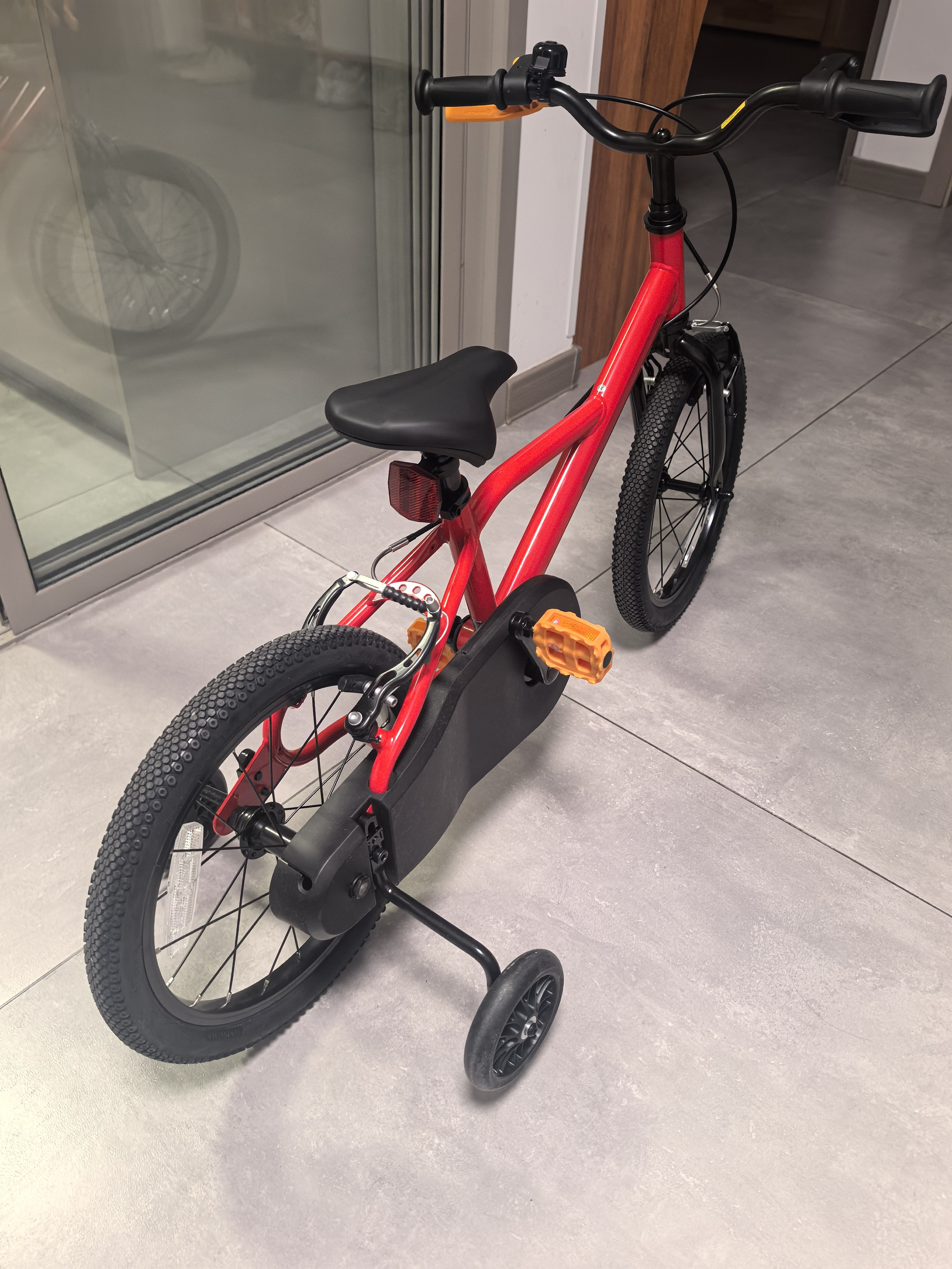 Детский велосипед Decathlon BTWIN 16 дюймов для мальчиков и девочек 4-6 лет, запатентованный тормоз photo review