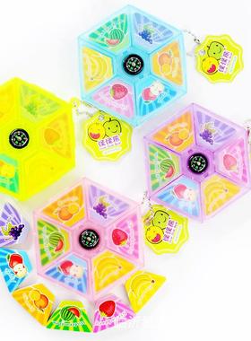 99068新款指南针水果拼盘橡皮 星座学生带香味橡皮擦 铅笔擦