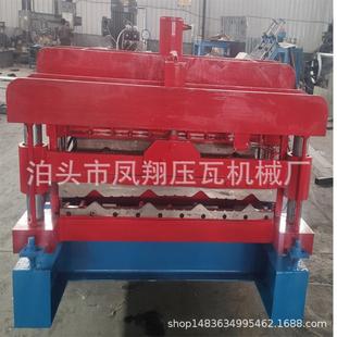 出口705型琉璃瓦压瓦机 韩国铁皮瓦机 914彩钢琉璃瓦辊压成型设备
