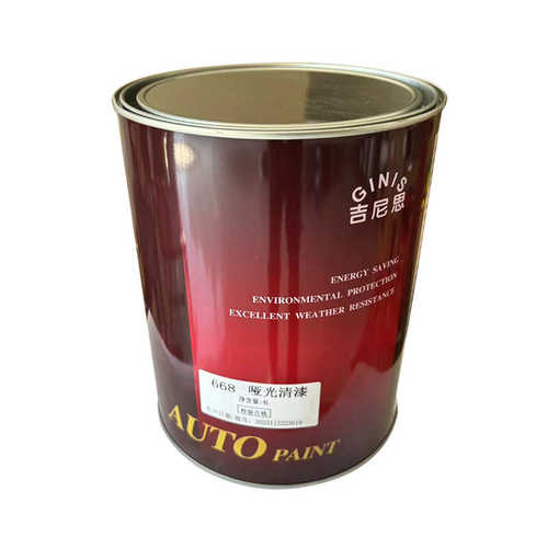 批发吉尼思哑光清漆4L汽车漆工业机床漆机械汽车修补色母油漆