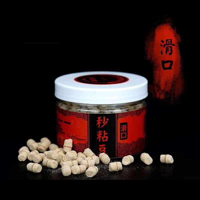 霸王戟秒粘豆滑口180g中yao九味黑坑秒粘皮筋颗粒药效增强
