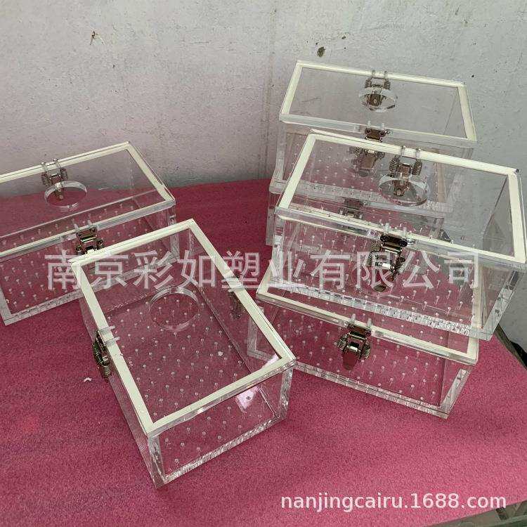 透明亚克力玻璃水槽水池电解分离电化学耐腐蚀清洗槽溶解水浴实验