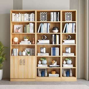 书柜柜子夹缝柜木质格子柜飘窗储物柜多层展示柜尺寸