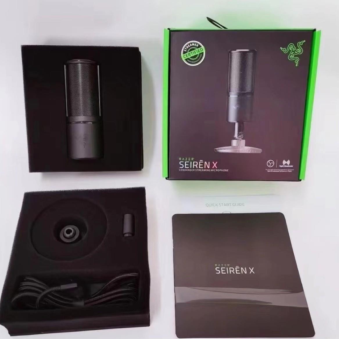 适用SEIRENMINI-x电脑游戏直播麦克风电竞话筒魔音海妖usb