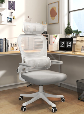 fLE电脑椅舒适久坐家用人体工学电竞椅男宿舍椅子学生靠背椅办公