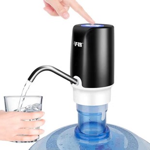 子路桶装水抽水器电动饮水机水泵 家用自动上水器 充电式压水器 T