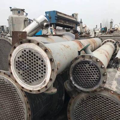 二手钛材高压列管冷凝器石墨冷凝器强制循环挥发器换热器