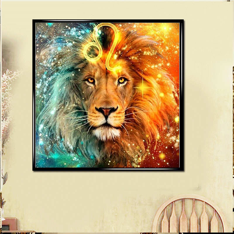 魔方满钻 一件代发厂家直供 客厅 满钻正方形狮王