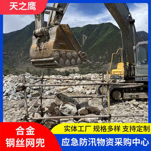 批发防汛固堤合金网兜 水利工程钢丝网兜 抛石格宾石笼网袋厂家