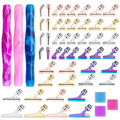 19Pcs/Set 5D Diamond Painting Metal Point Drill Pen Replacem